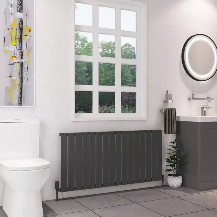 Eastbrook Deddington 600 x 1270 Radiator Matt Anthracite