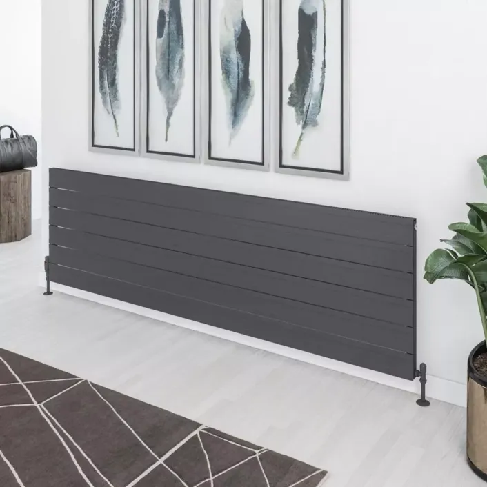Eastbrook Berkeley 603 x 2000 Aluminium Radiator Matt Anthracite