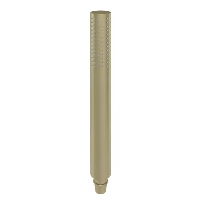 Eastbrook Modern Round Full Spray Single Function Shower Handset - Brushed Brass