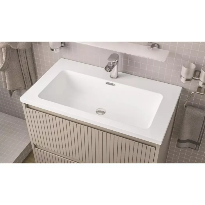 Eastbrook Stockton 80cm Floorstanding Drawer Vanity Unit - Cashmere