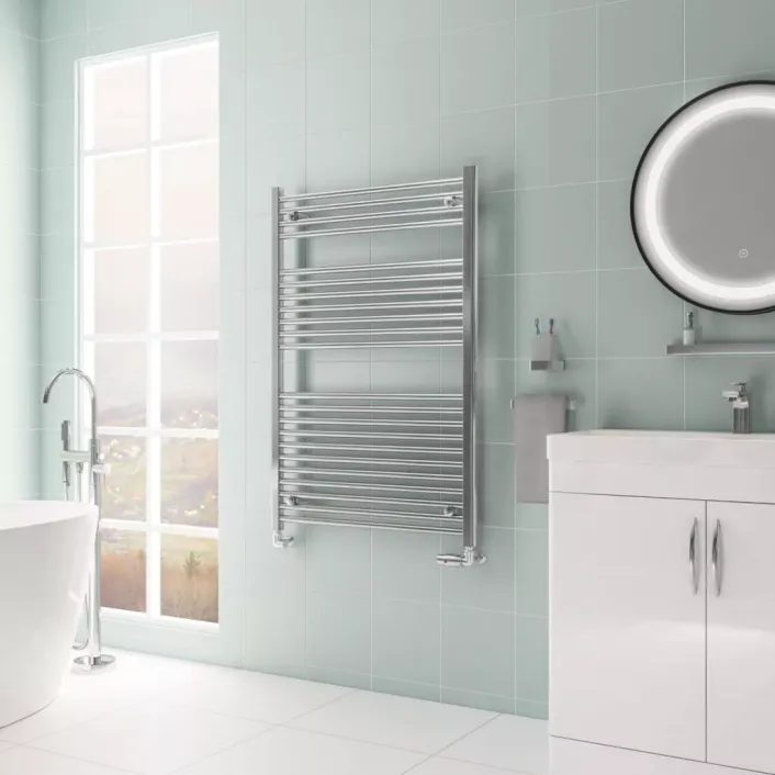 Eastbrook Biava Multirail HV Straight 1118 x 750mm Chrome