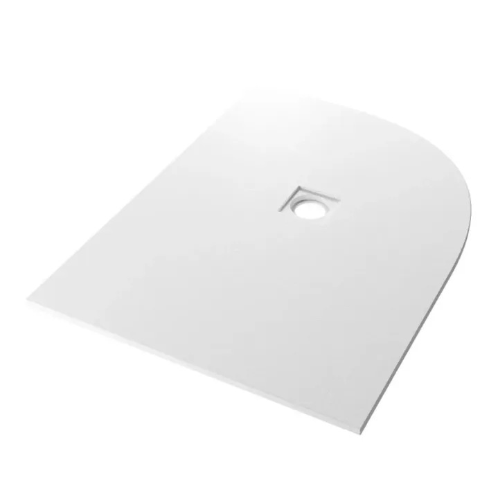 Eastbrook Crossland 1200 x 900mm Right Hand (RH) Offset Quad Shower Tray with Slate Finish - White