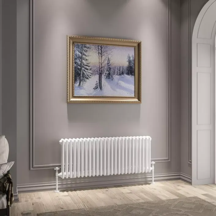 Eastbrook Imperia 3 Column Radiator 450 x 1145mm Gloss White