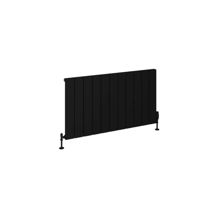 Eastbrook Rosano 600 x 1040 Aluminium Radiator Matt Black