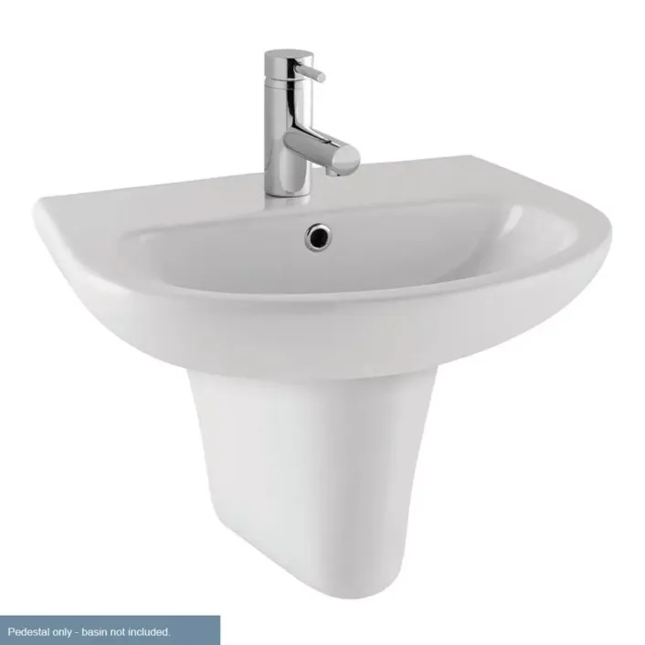Eastbrook Lisbon Semi Pedestal - White