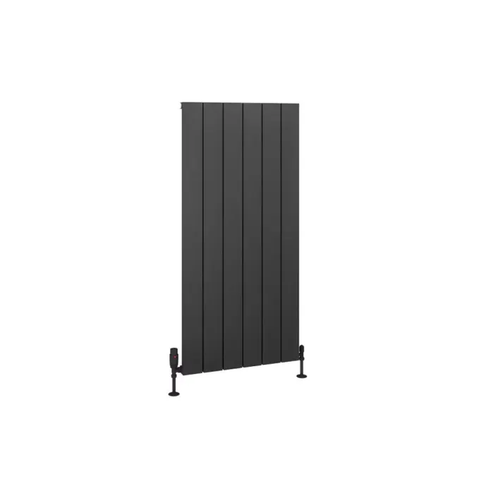 Eastbrook Charlton 1200 x 565 Aluminium Radiator Matt Anthracite