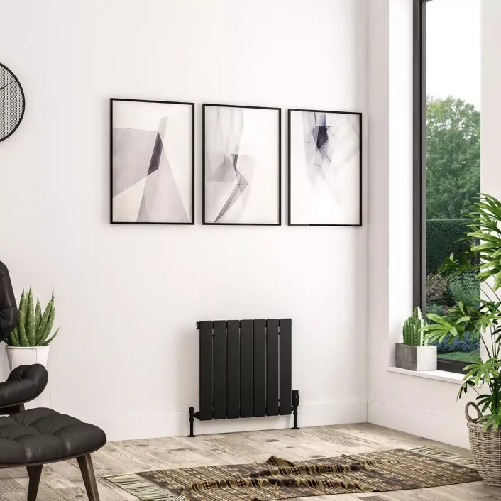 Eastbrook Addington II Radiator 500 x 522 Type10 Matt Black