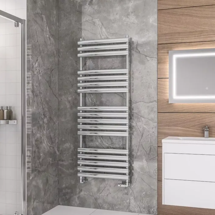 Eastbrook Tunstall 1600 x 600 Towel Rail Chrome