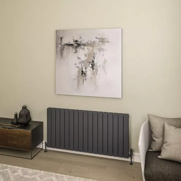 Eastbrook Addington II Radiator 600 x 1262 Type20 Matt Anthracite
