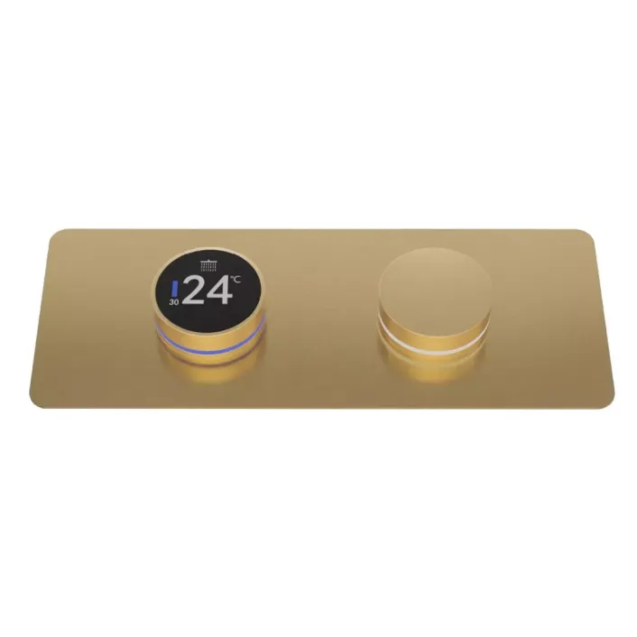 Eastbrook Denali Digital Shower Valve - Brushed Brass