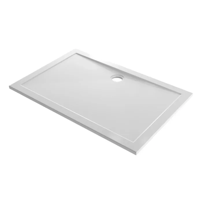 Eastbrook Corsair 1000 x 760mm 25mm Rectangular Shower Tray White