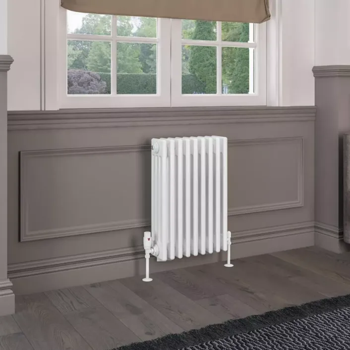 Eastbrook Rivassa 4 Column Radiator 600 x 425mm Gloss White