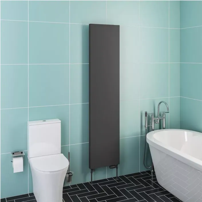 Eastbrook Wingrave 1800 x 410 Flat Panel Radiator Matt Anthracite