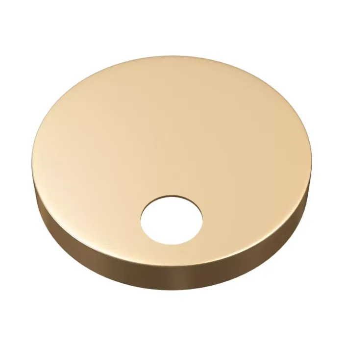 Eastbrook Toilet Seat Hinged Cover Caps and Fixings 60mm - Brushed Brass