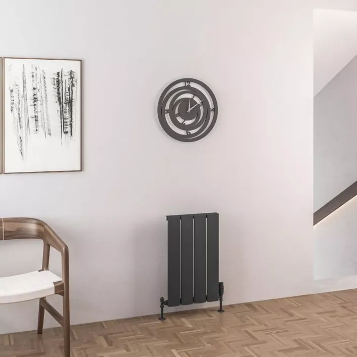 Eastbrook Malmesbury 600 x 375 Aluminium Radiator Matt Anthracite