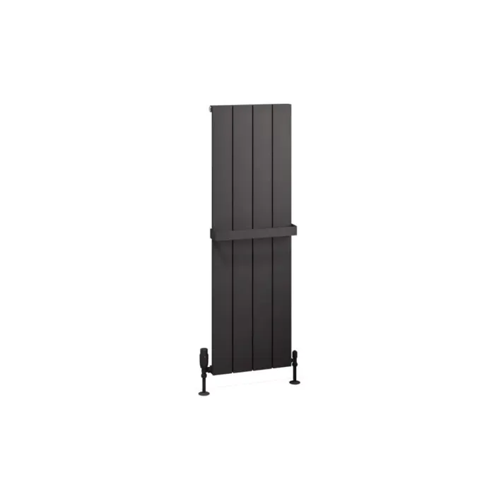 Eastbrook Charlton 1200 x 375 Aluminium Radiator Matt Anthracite