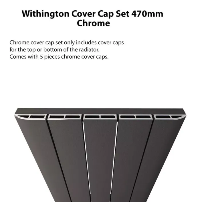 Eastbrook Withington Cover Cap Set 470mm Chrome