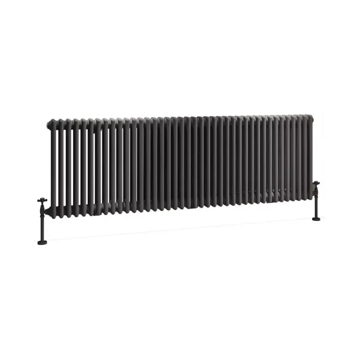 Eastbrook Imperia 3 Column Radiator 600 x 1820mm Matt Anthracite