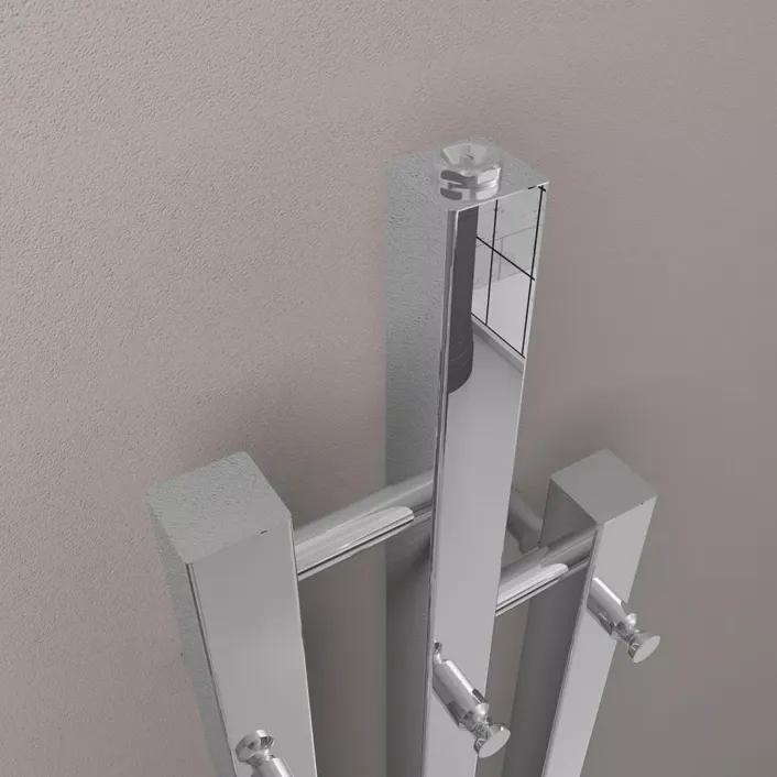 Eastbrook Conwy 1200 x 220 Radiator Chrome