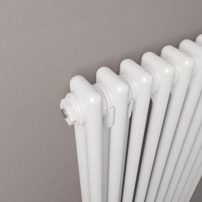 Eastbrook Rivassa 2 Column Radiator 600 x 518mm Gloss White