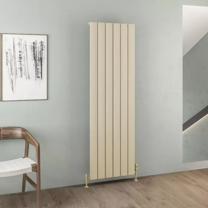 Eastbrook Malmesbury 1800 x 565 Aluminium Radiator Matt Cappuccino