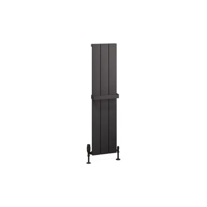 Eastbrook Charlton 1200 x 280 Aluminium Radiator Matt Anthracite