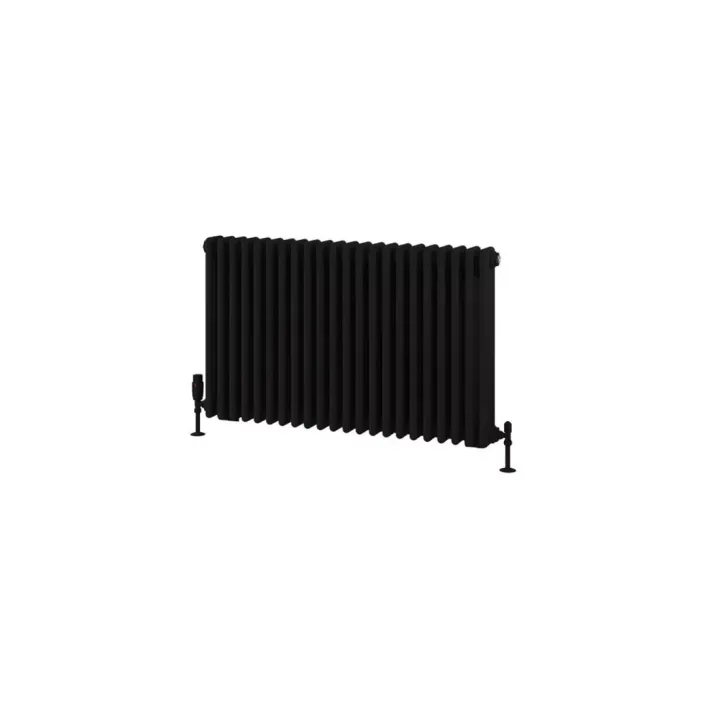 Eastbrook Rivassa 3 Column Radiator 600 x 1010mm Matt Black