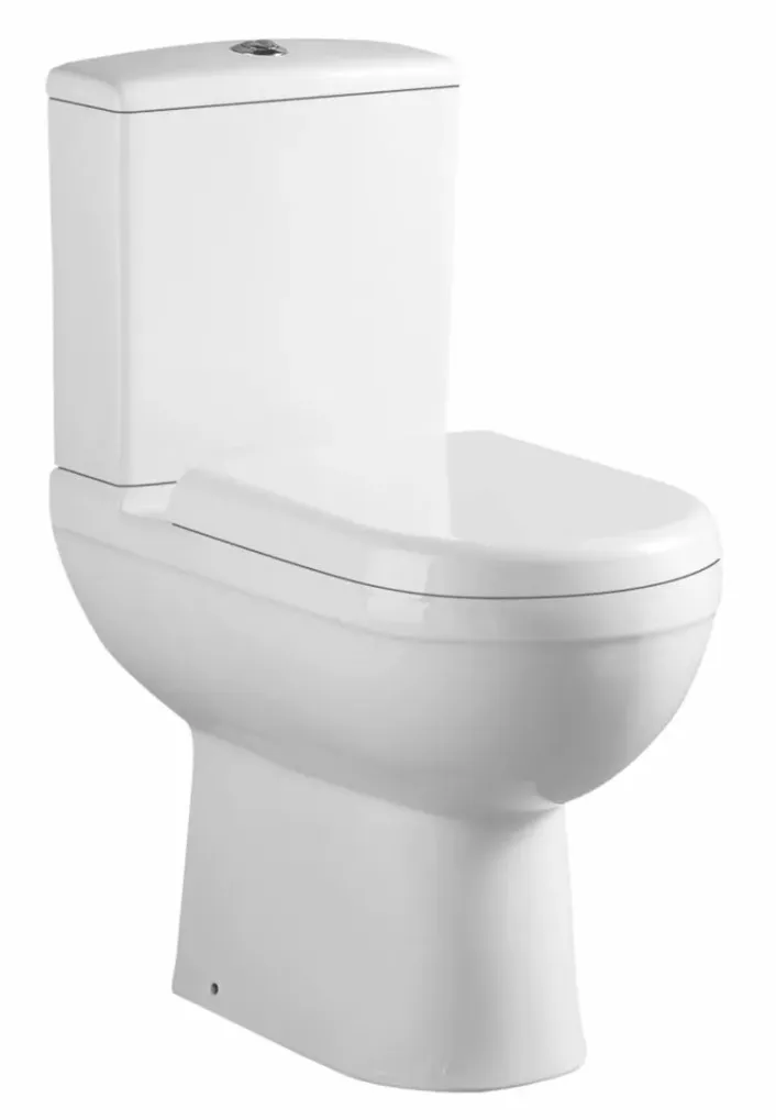 Eastbrook Dura Comfort Height Close Coupled Eco Vortex WC Pan with Fixings - White