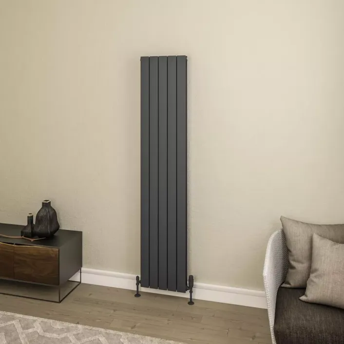 Eastbrook Addington II Radiator 1800 x 374 Type20 Matt Anthracite