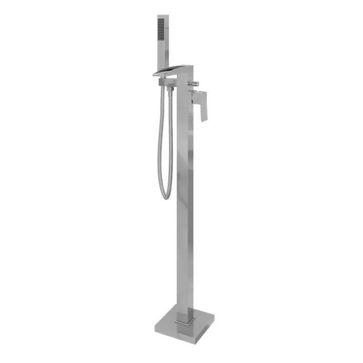 Eastbrook Padbury Floor Standing Bath Shower Mixer Manual Mono Tap - Chrome