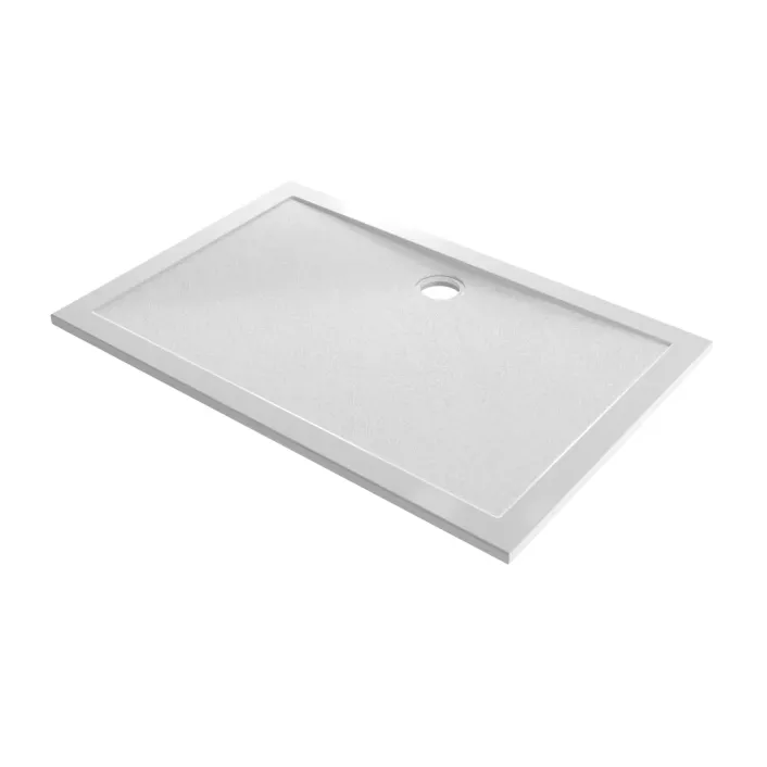 Eastbrook Corsair Anti-Slip 1100 x 900mm 25mm Rectangular Shower Tray - White