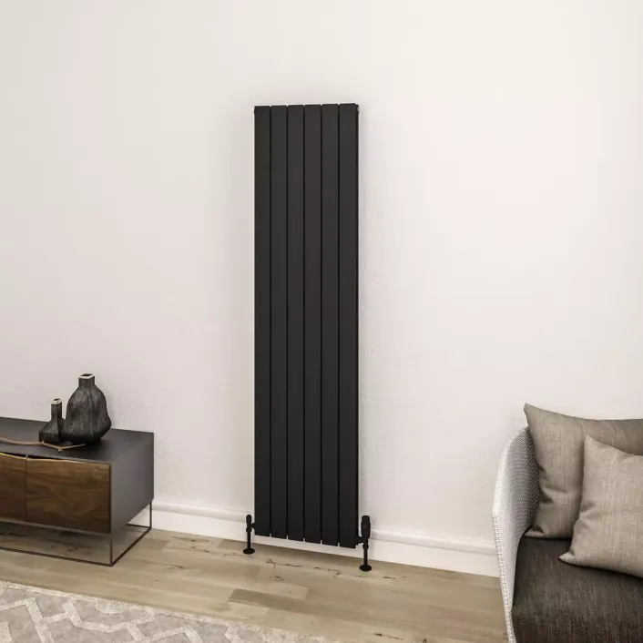 Eastbrook Addington II Radiator 1800 x 448 Type20 Matt Black