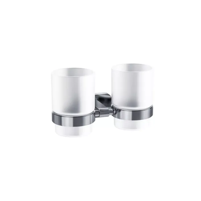 Eastbrook Asti Double Tumbler Holder - Chrome