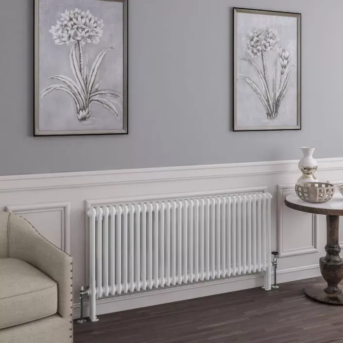 Eastbrook Imperia 2 Column Radiator 600 x 1460mm Gloss White