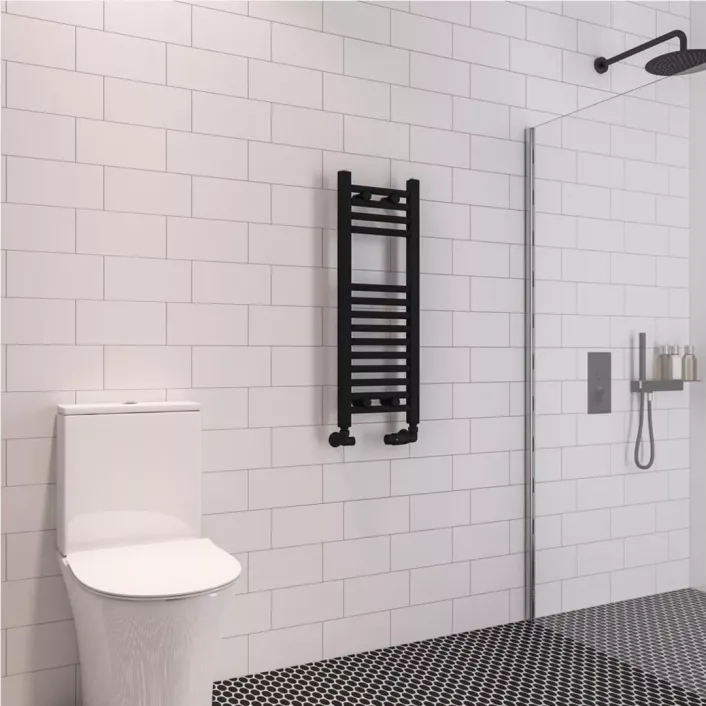 Eastbrook Wingrave 800 x 300 Straight Multirail Matt Black