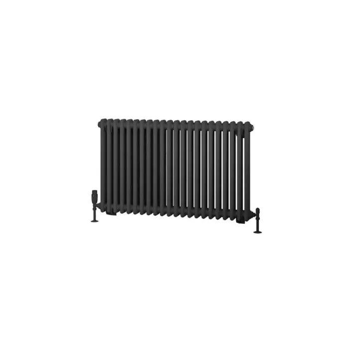 Eastbrook Rivassa 2 Column Radiator 600 x 1010mm Matt Anthracite