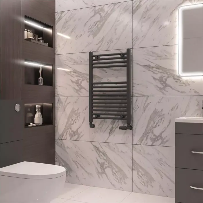 Eastbrook Wingrave 800 x 500 Straight Multirail Matt Anthracite