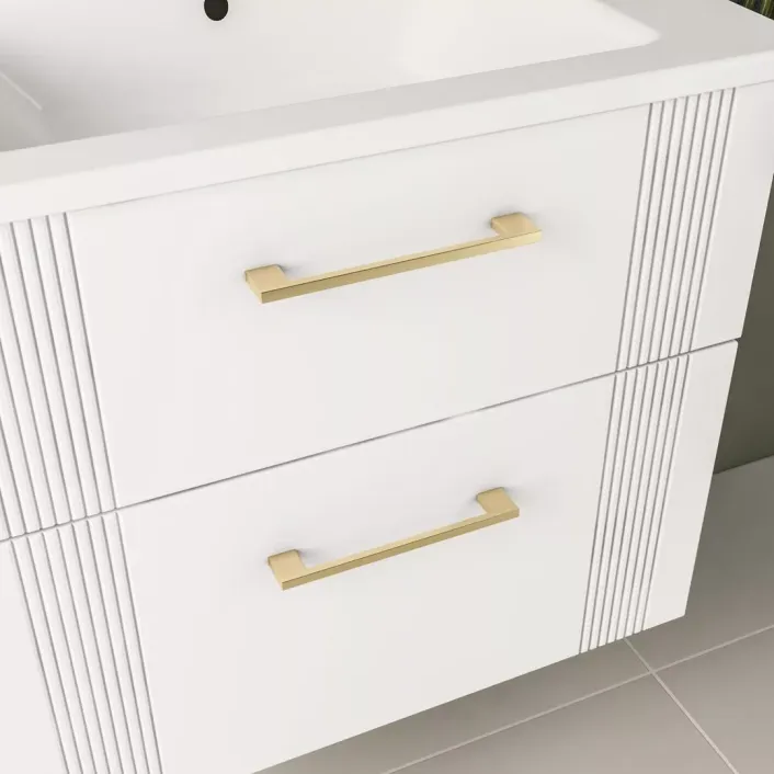 Eastbrook Cranham Handles (Pair) Brushed Brass
