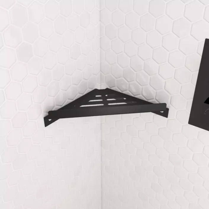 Eastbrook Tile Grout Shelf Matt Black