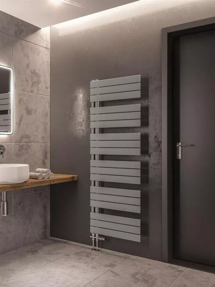 Eastbrook Helmsley 1640 x 600 Towel Rail Matt Grey