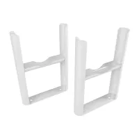 Eastbrook Rivassa 4 Column Radiator Feet (Pair) Gloss White