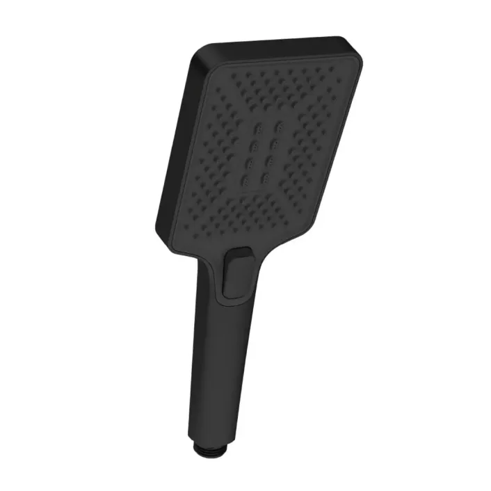 Eastbrook Modern Square 3 Function Shower Handset - Matt Black