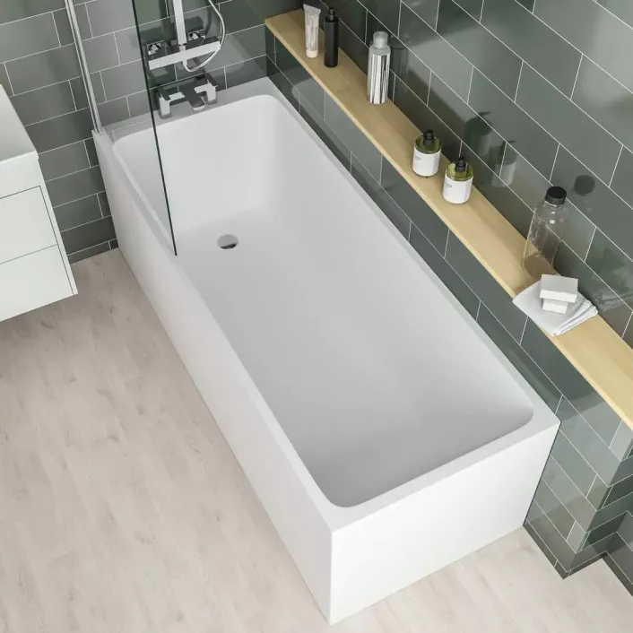 Eastbrook Beaufort 1675x560mm Front Panel Matt White
