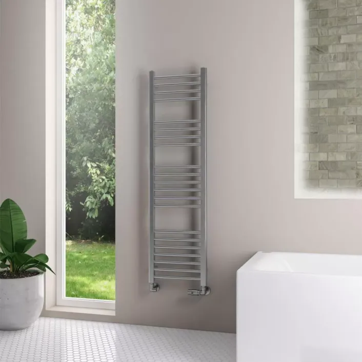 Eastbrook Wendover Straight Stainless Steel Multirail 1400 x 400 Brushed