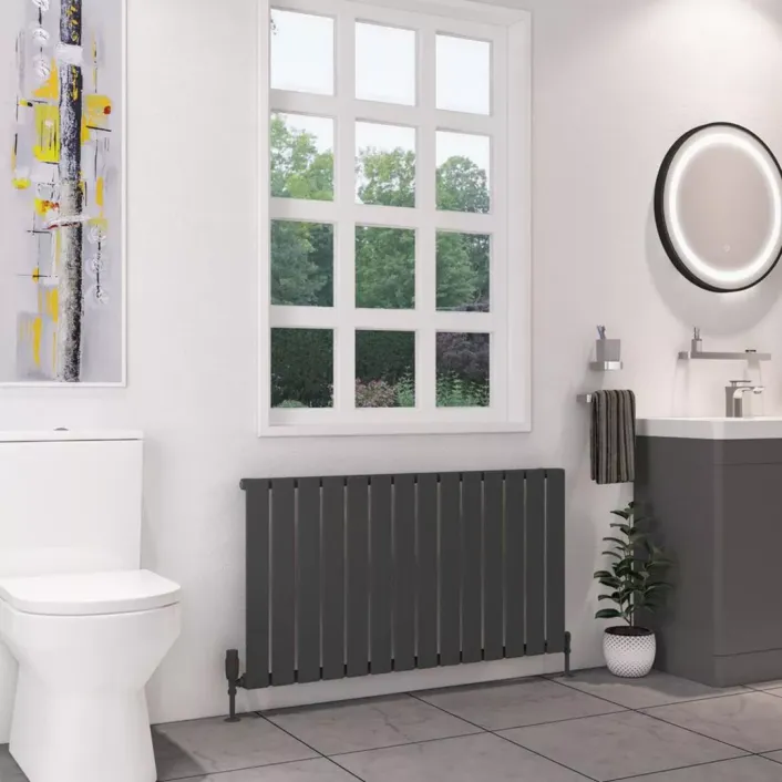 Eastbrook Deddington 600 x 1110 Radiator Matt Anthracite