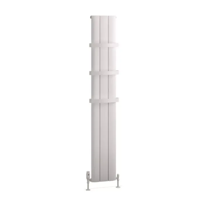 Eastbrook Withington 1800 x 280 Aluminium Radiator Matt White