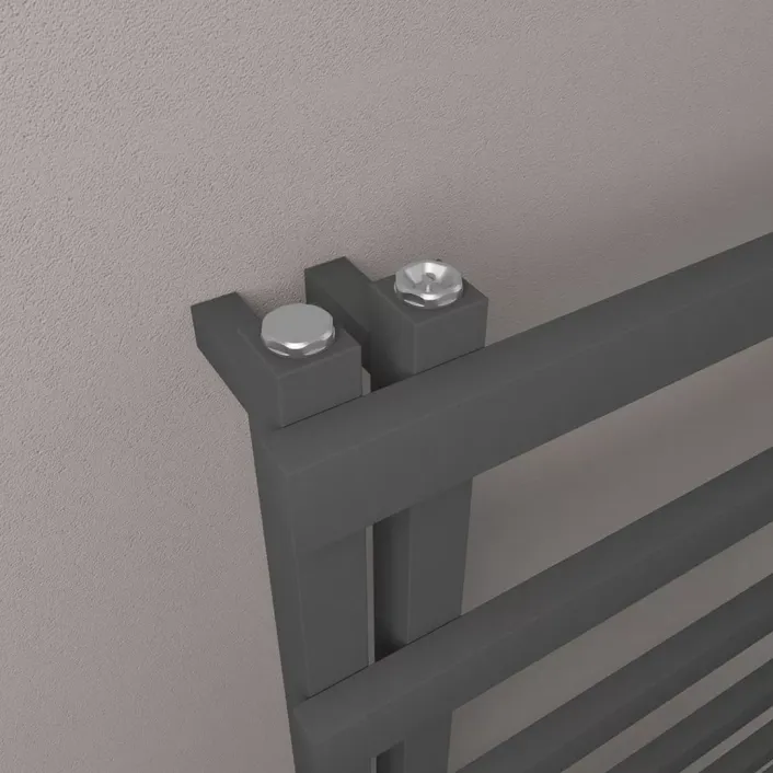 Eastbrook Platani 1800 x 500mm Towel Rail Matt Anthracite