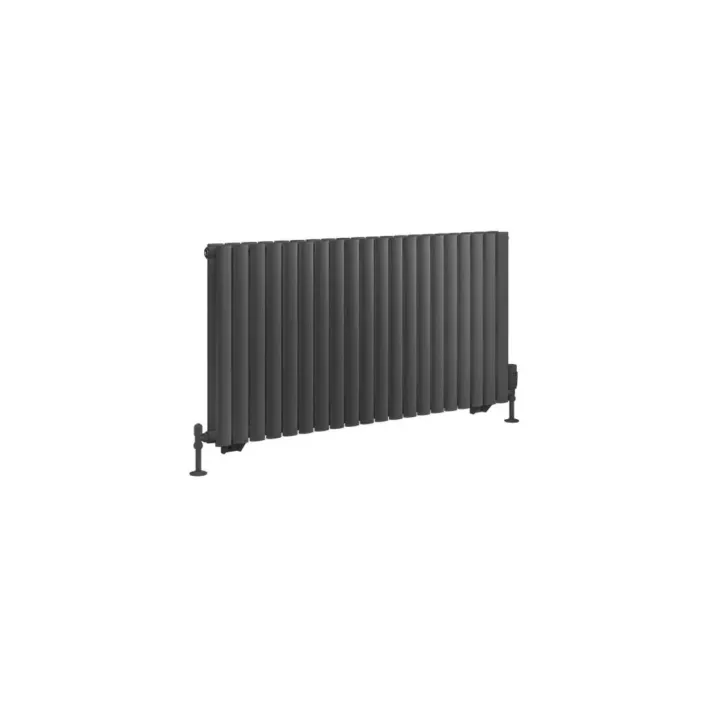 Eastbrook Tunstall Double 600 x 1179 Radiator Matt Anthracite