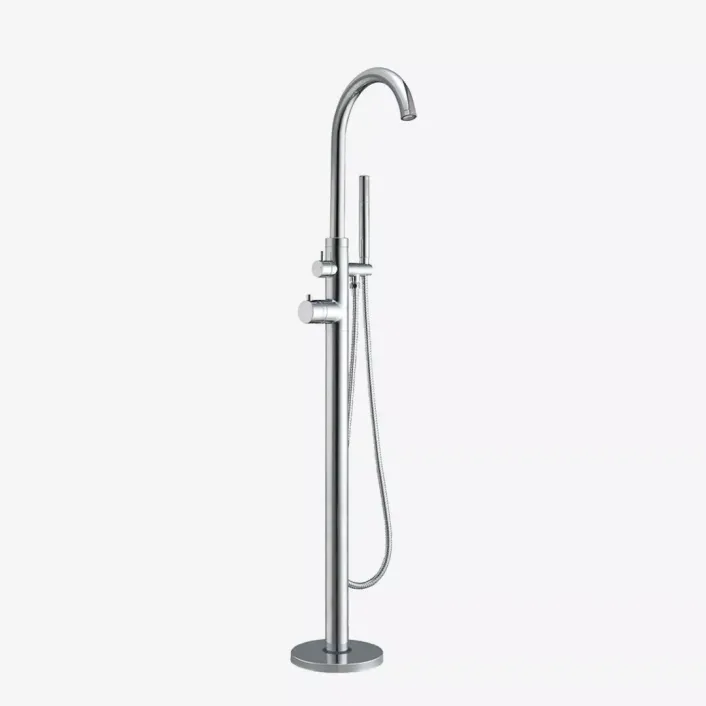 Eastbrook Floor Standing Thermostatic Mono Bath Shower Mixer (BSM) Tap - Chrome