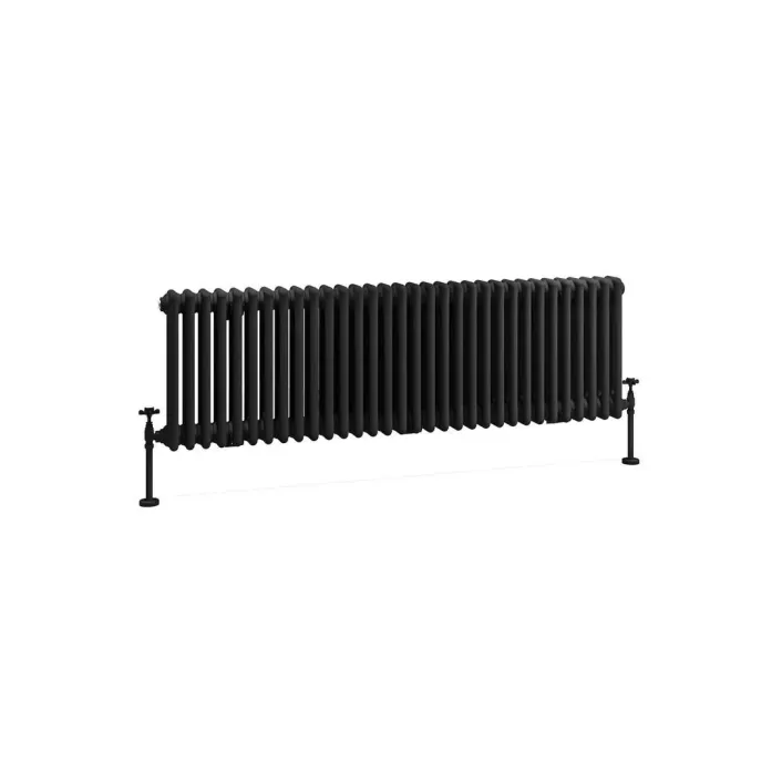 Eastbrook Imperia 3 Column Radiator 450 x 1460mm Matt Black